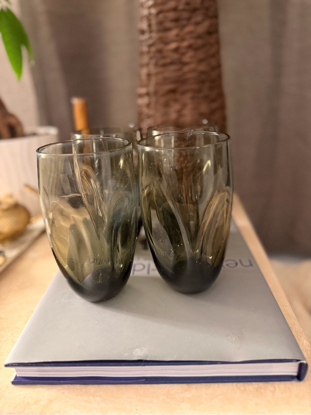 Mid Century Russel Wright Glasses- 4 Pack